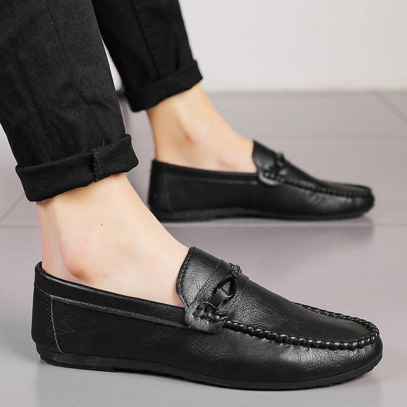 UrbanEase Men's Leather Comfort Walkers | Breathable Soft Sole Everyday Shoes - northernnomad
