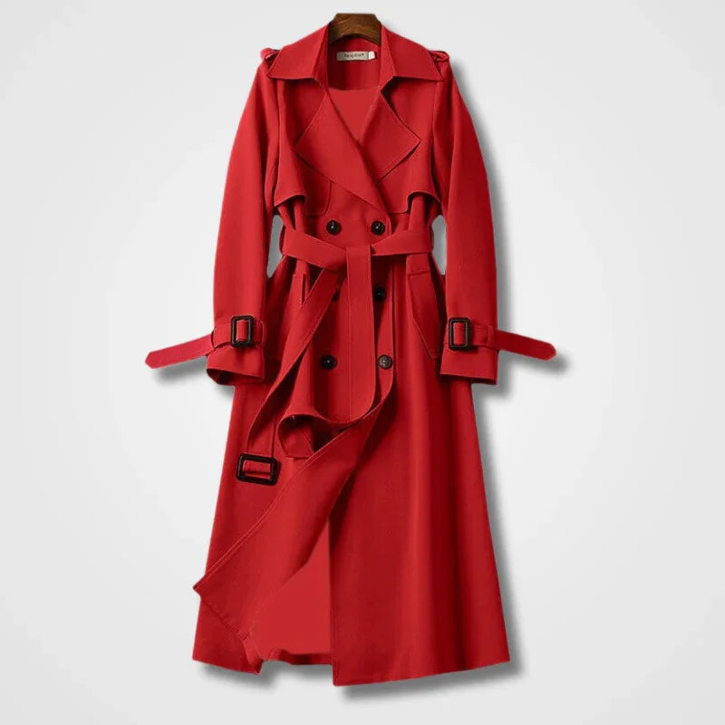 Women's Spring Trench Coat - Elegant Design for Formal Occasions