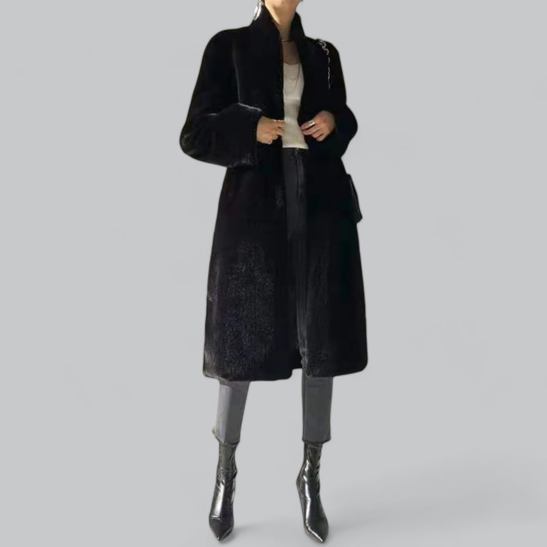 Women's Faux Fur Long Coat Luxury