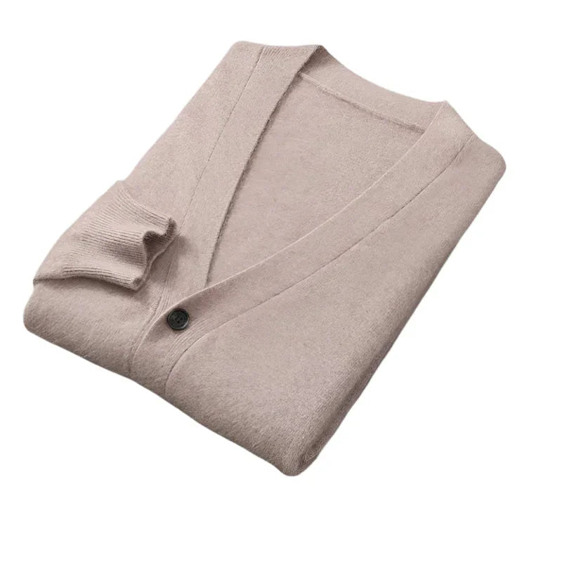 Men’s Cashmere Cardigan 100% Wool