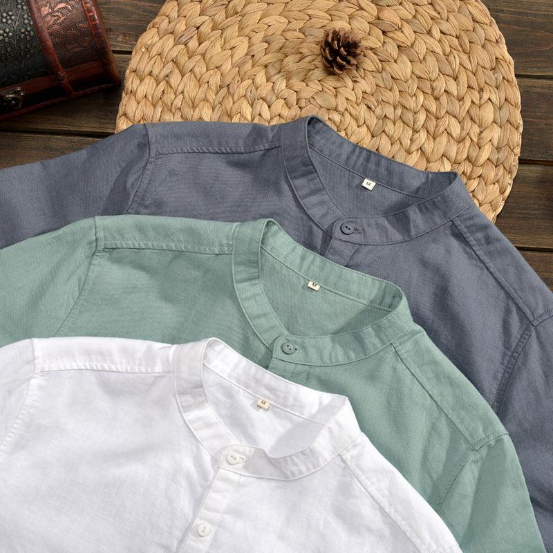 Men’s Linen Blend Shirt Relaxed Fit