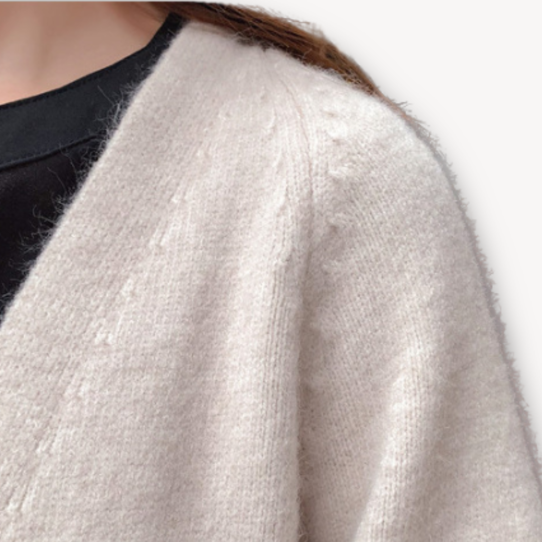 Women's Cashmere Long Cardigan Open Front