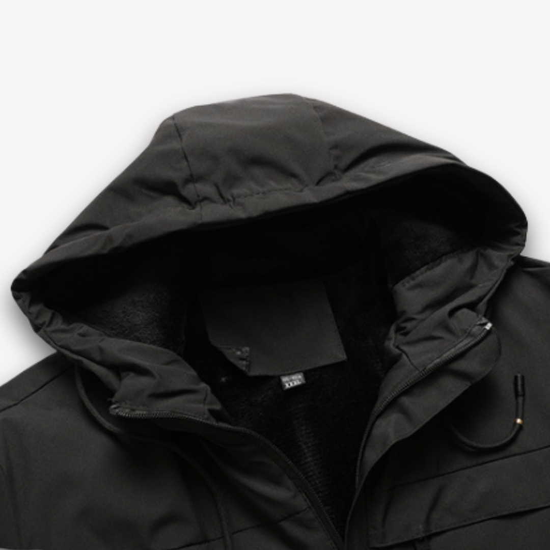 Men's Waterproof Hooded Jacket Lightweight