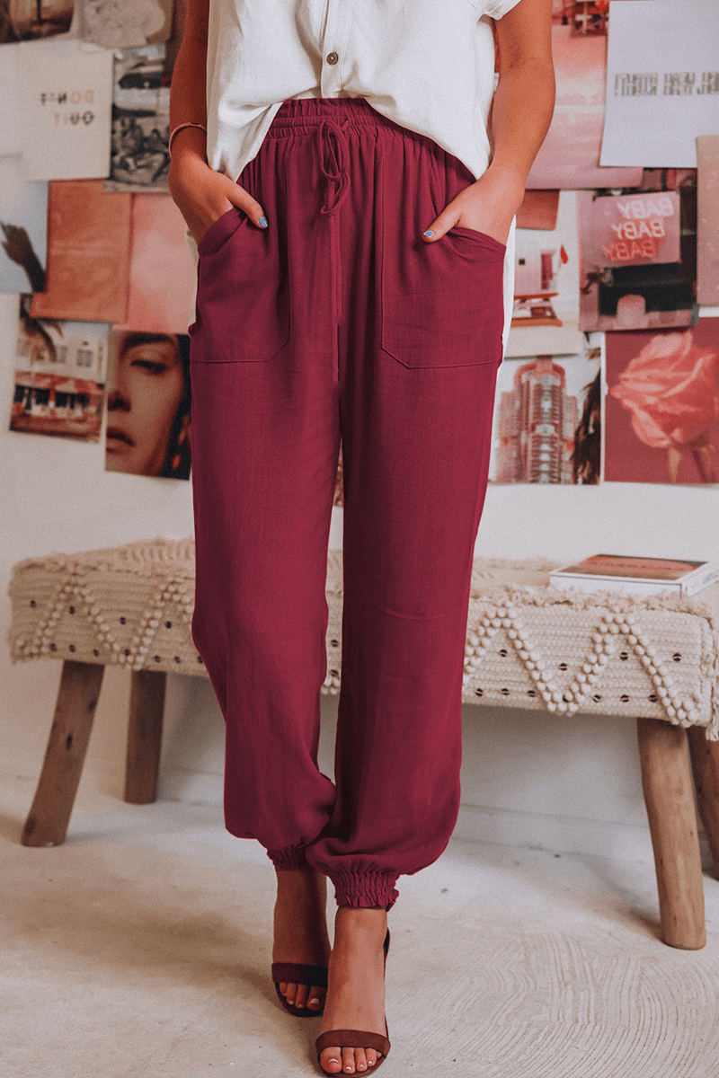Women's Jogger Trousers Relaxed Fit Breathable Fabric