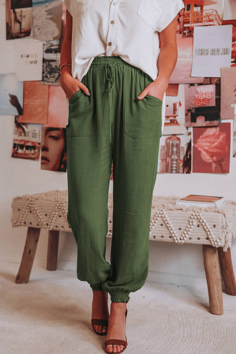 Women's Jogger Trousers Relaxed Fit Breathable Fabric