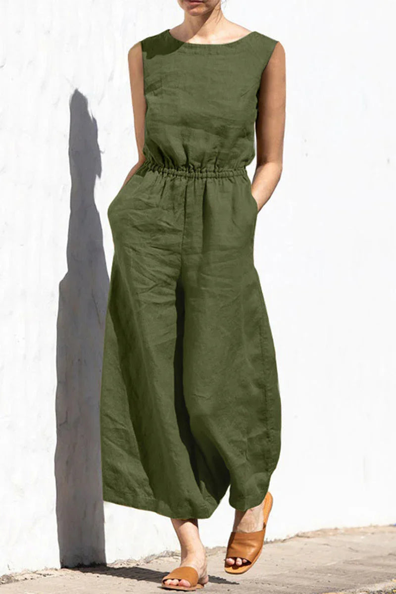 Women's Loose Fit Casual Jumpsuit