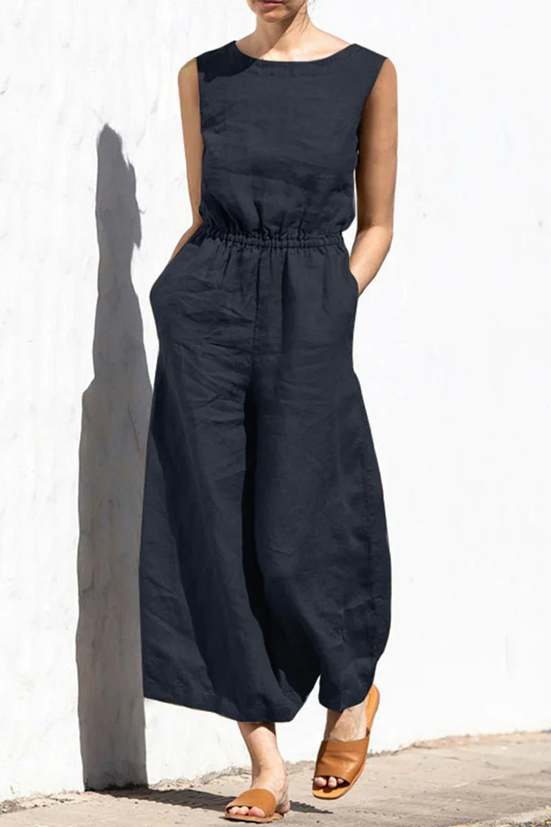 Women's Loose Fit Casual Jumpsuit
