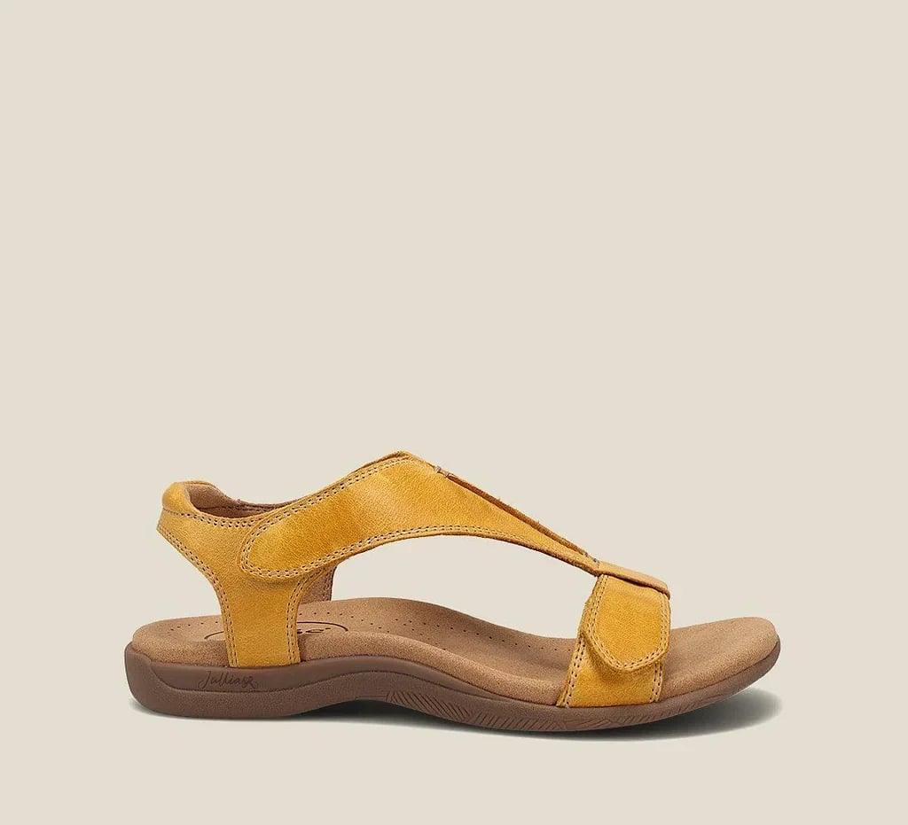 Women's Adjustable Leather Orthopedic Sandals with Arch Support