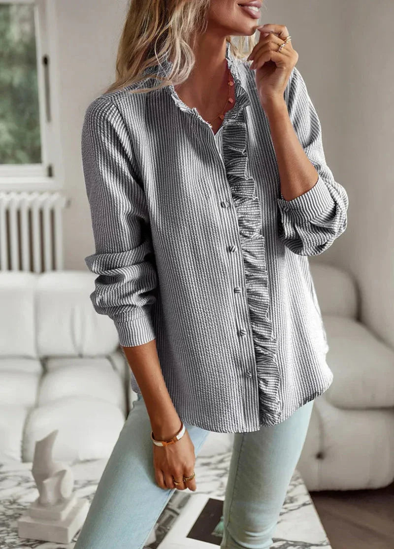 Women's Elegant Modern Shirt for Formal Occasions