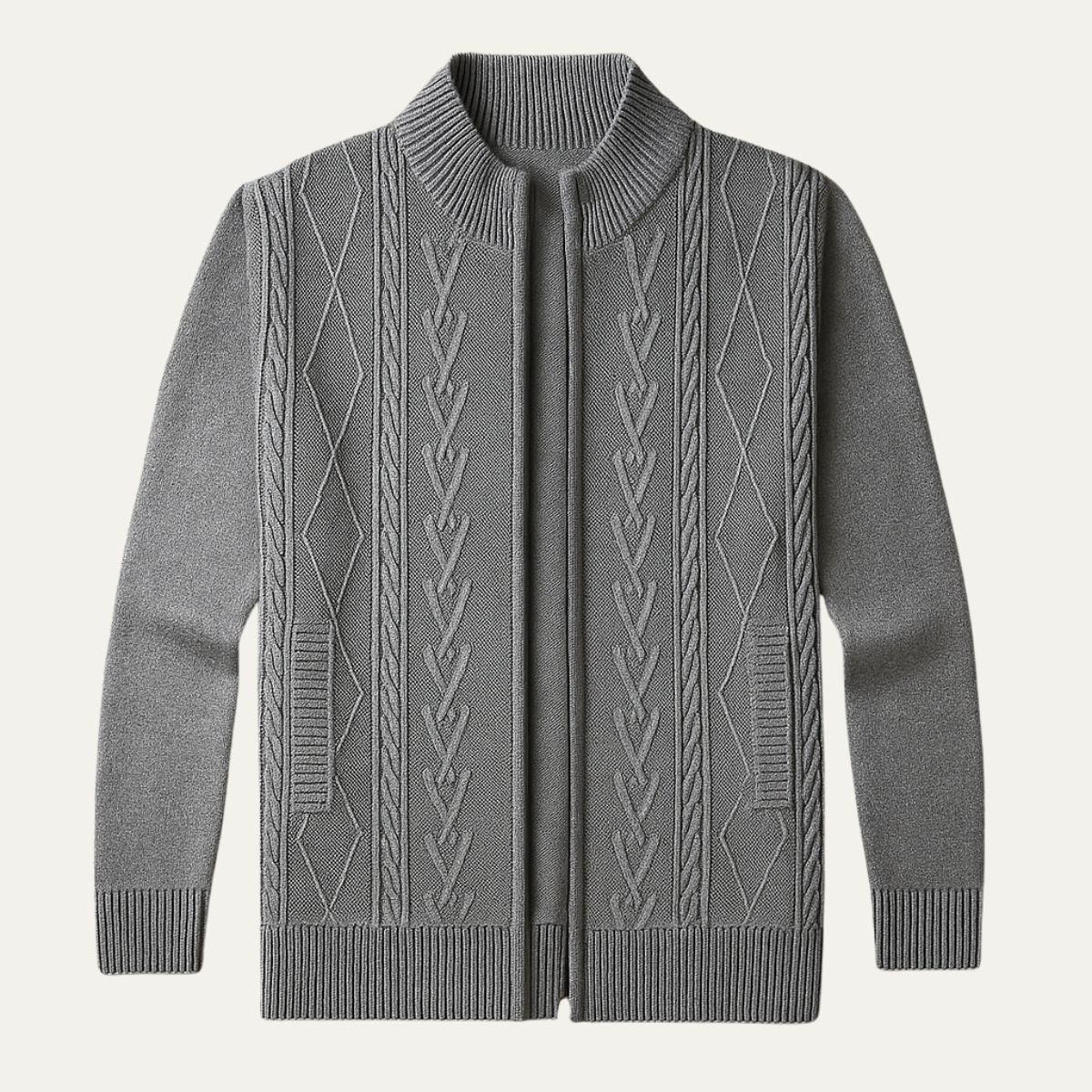 Men's Classic Cardigan Wool Blend