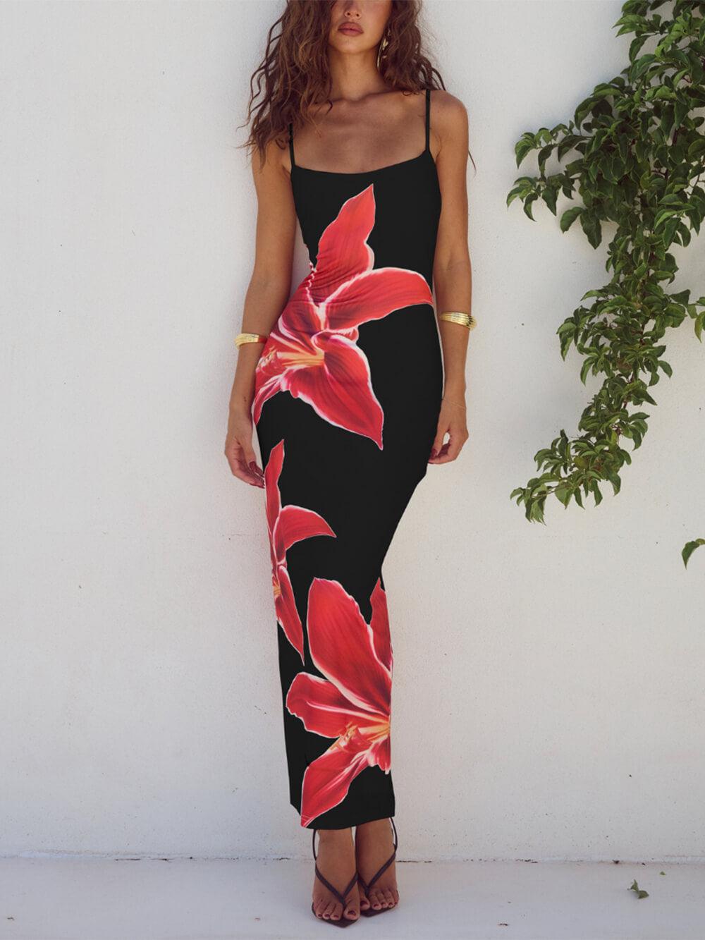 Women's Maxi Dress Floral Print
