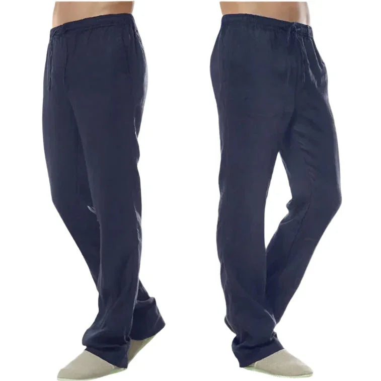 Men's Linen Pantalon Casual Style