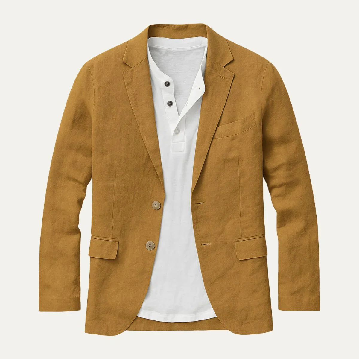 Men's Linen Blazer - Riviera Style for Summer Weddings and Formal Occasions