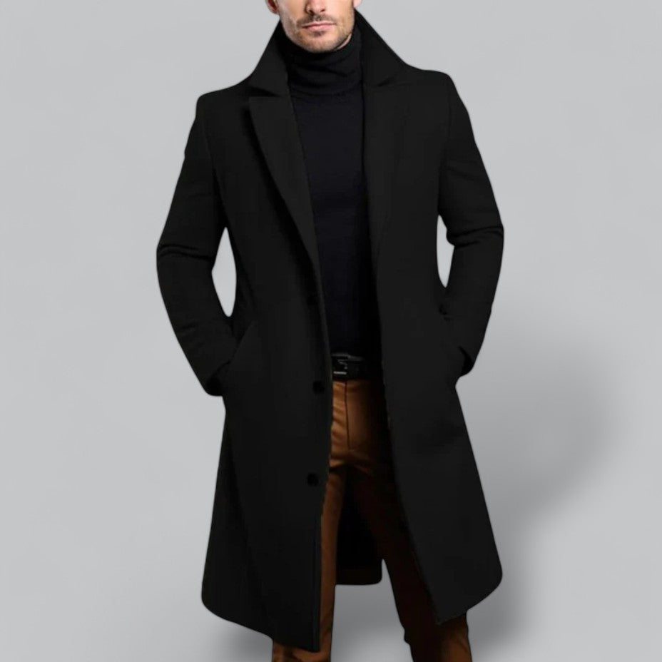 Men's Winter Coat Wool Blend