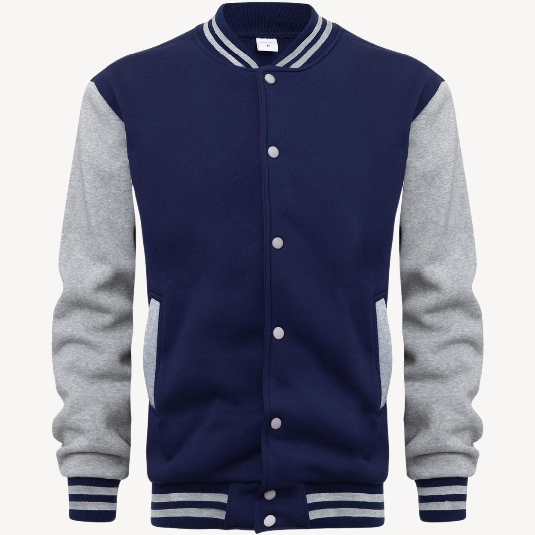 Men's Baseball Jacket Cotton Blend