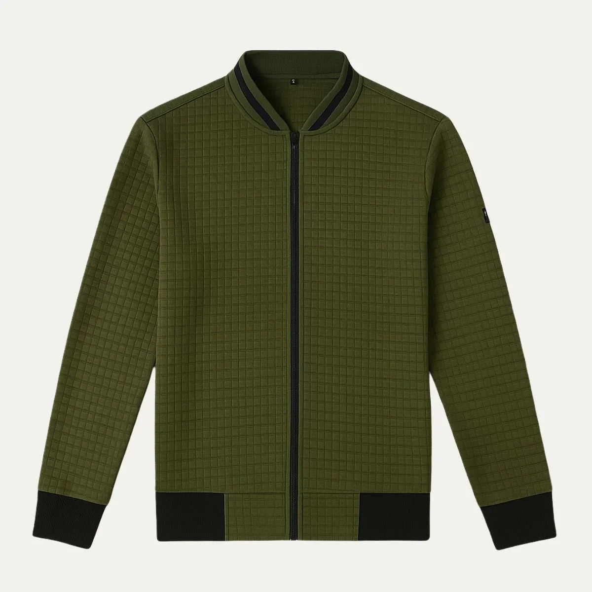 Men's Zip-Up Cotton Cardigan