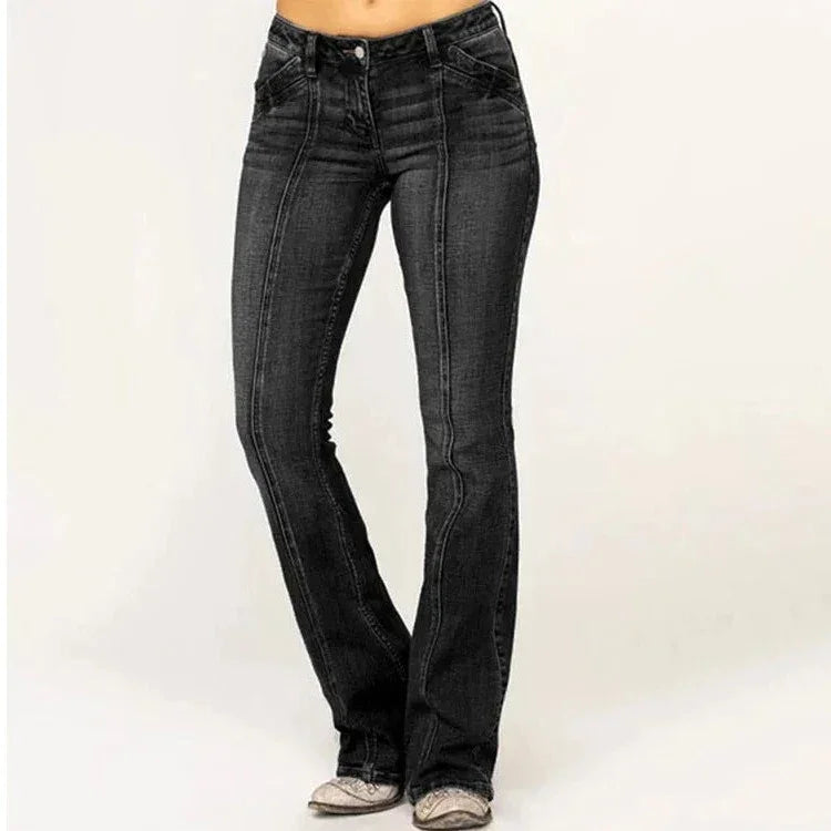 Women's Flared Denim Jeans