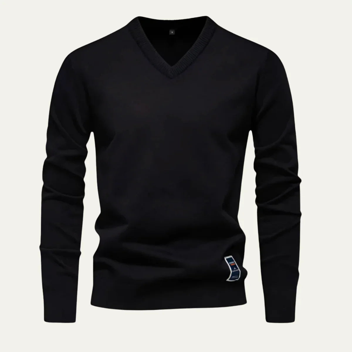 Men's V-Neck Jumper Knit Sweater