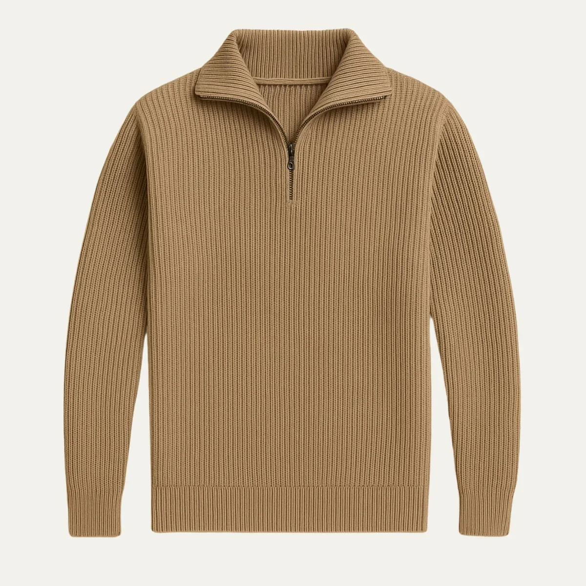 Men's Quarter Zip Jumper Merino Wool