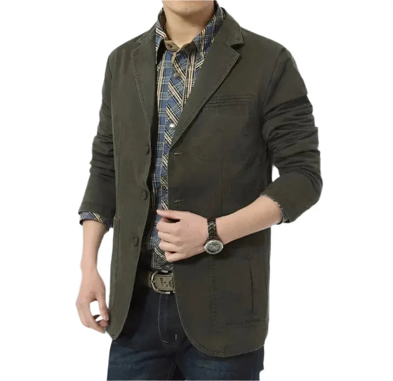 Men's Vintage Jacket Wool Blend