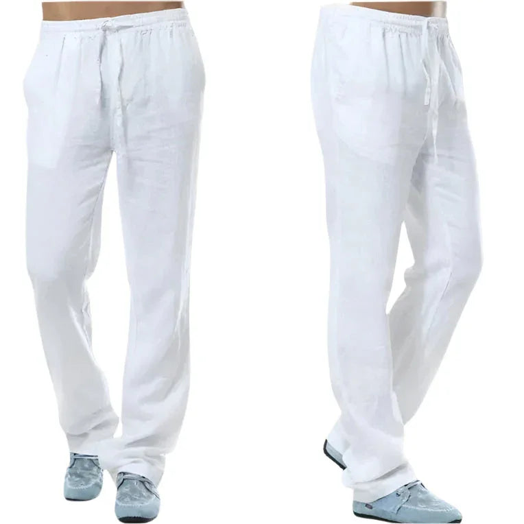 Men's Linen Pantalon Casual Style