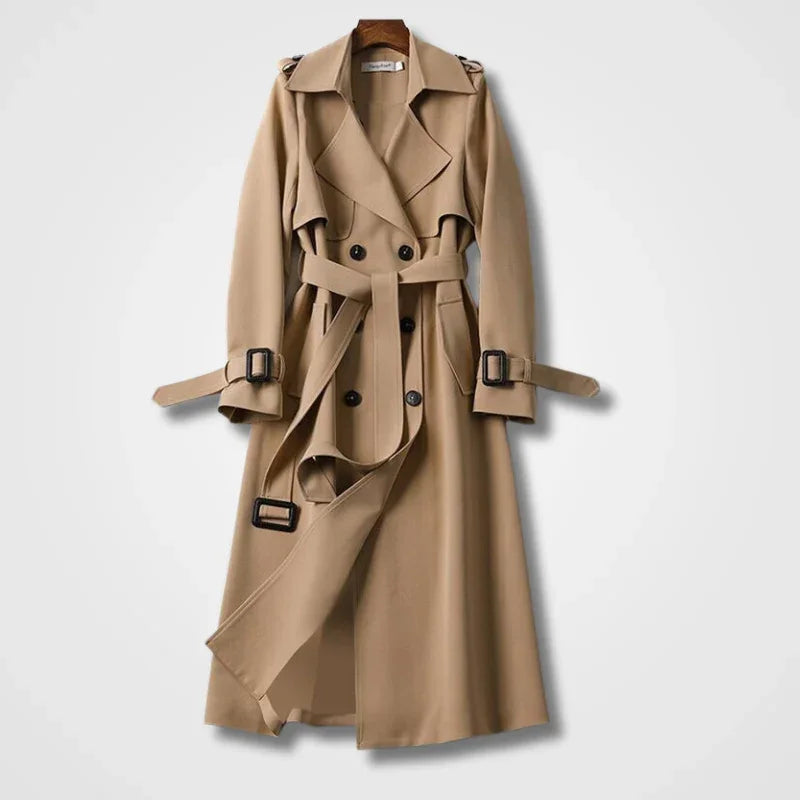 Women's Spring Trench Coat - Elegant Design for Formal Occasions
