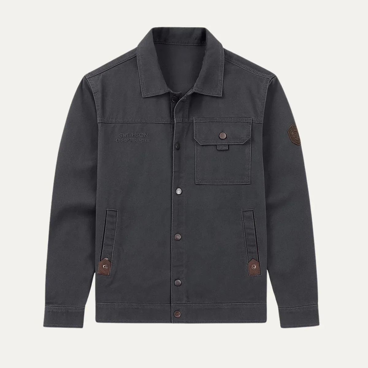 Men's Cargo Jacket Waterproof Multi-Pocket Design