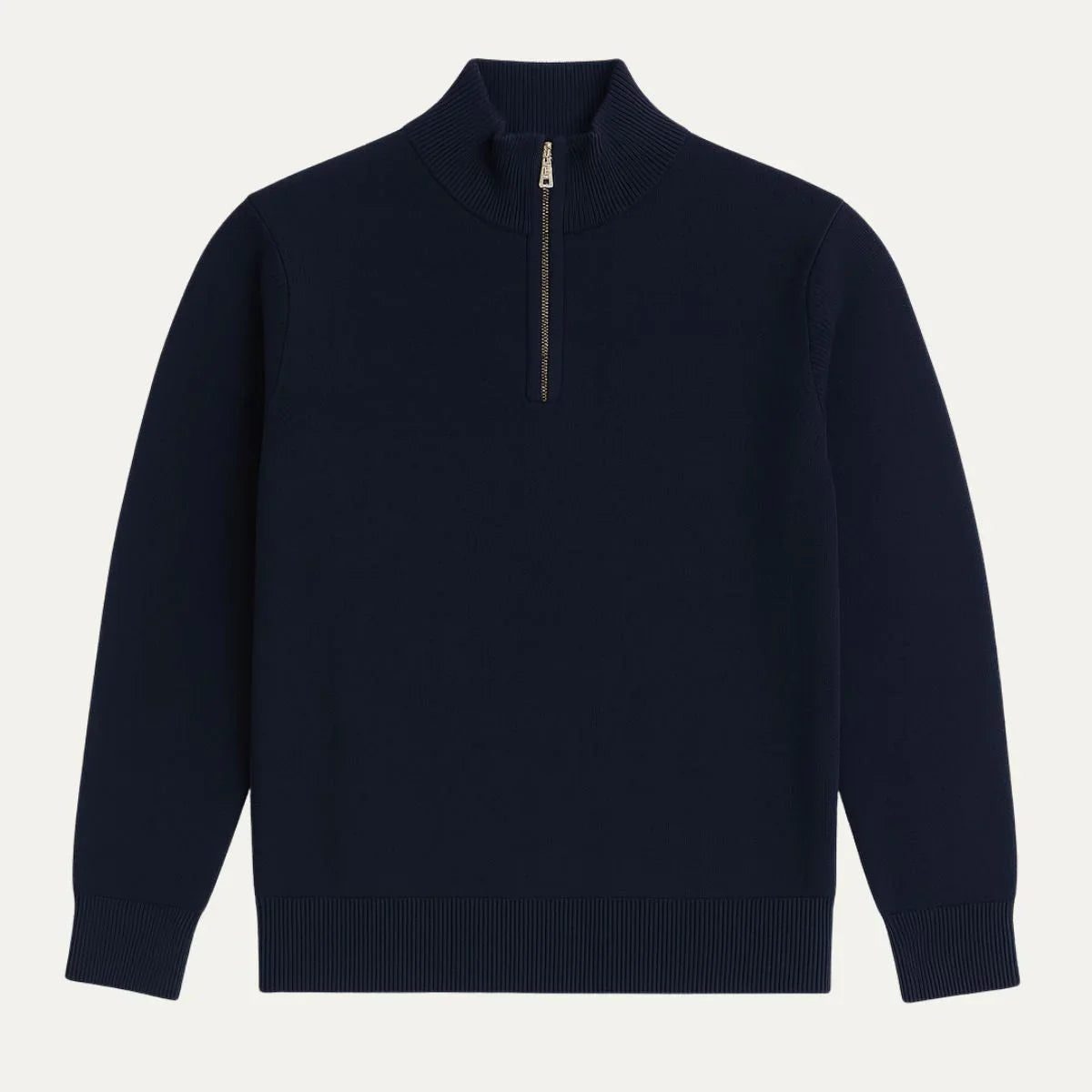 Men's Half-Zip Sweater Navy Blue