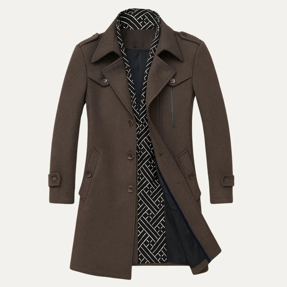 Men's Tailored Coat Wool