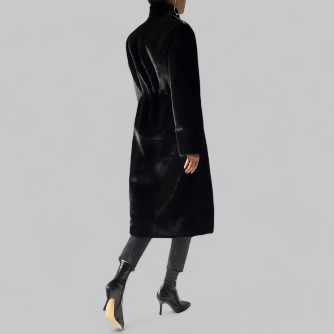 Women's Faux Fur Long Coat Luxury