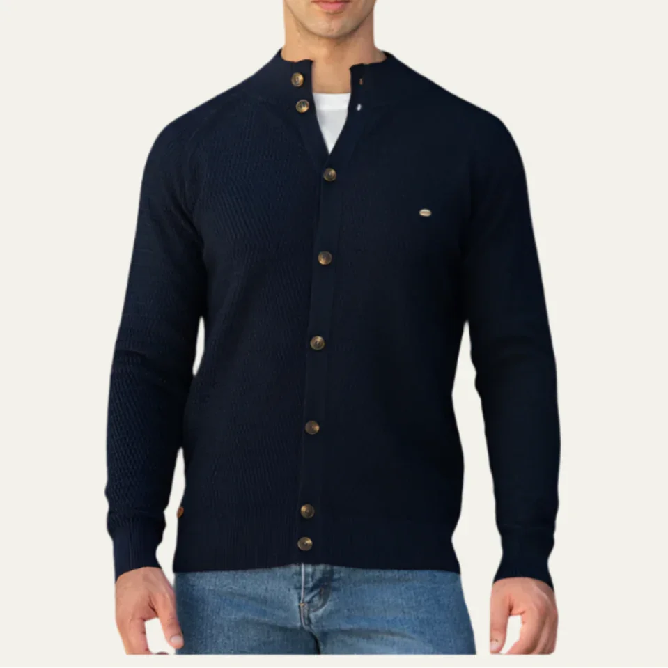 Men's Cashmere Cardigan 100% Pure Wool