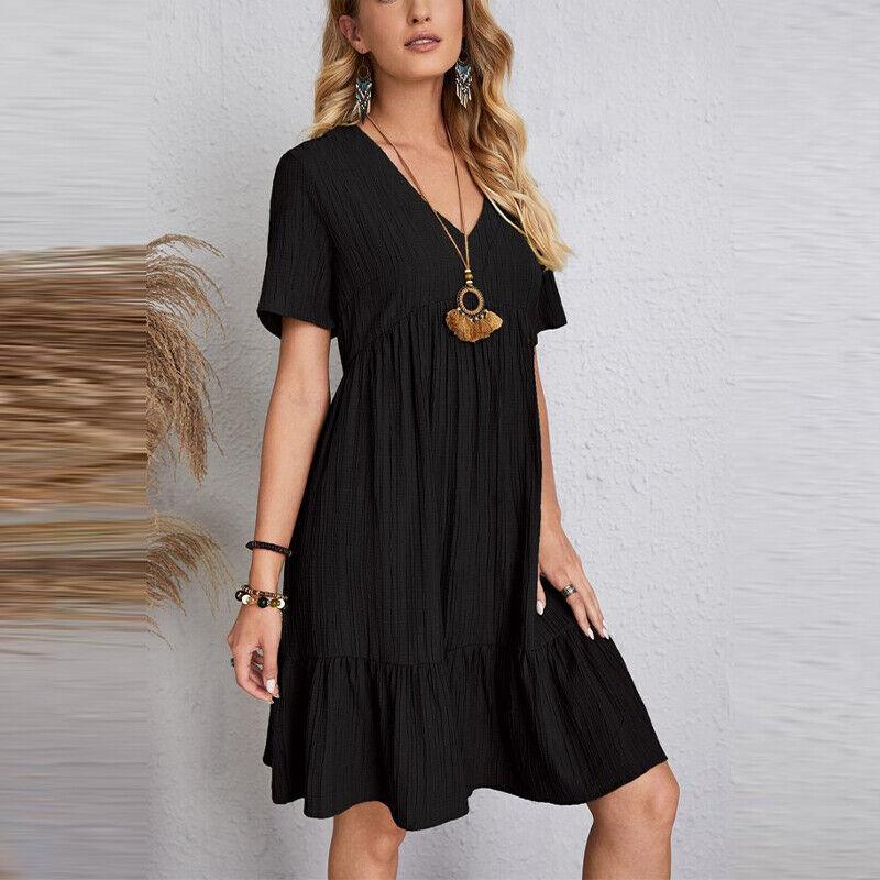 Women's A-Line Dress Sustainable Cotton Blend