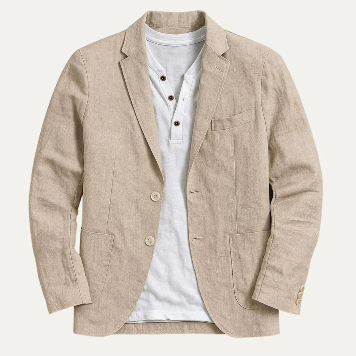 Men's Linen Blazer - Riviera Style for Summer Weddings and Formal Occasions