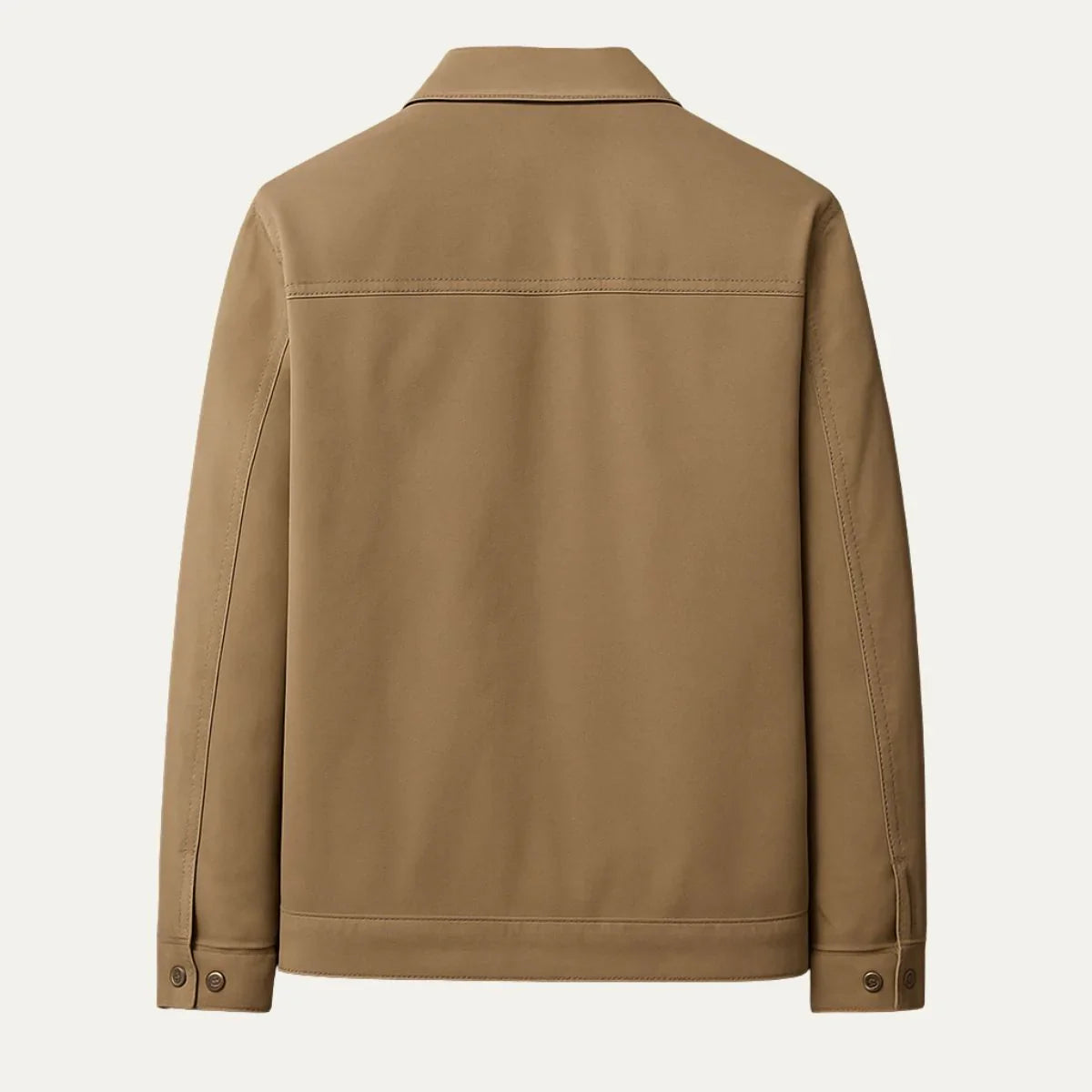 Men's Zip Front Harrington Jacket Cotton