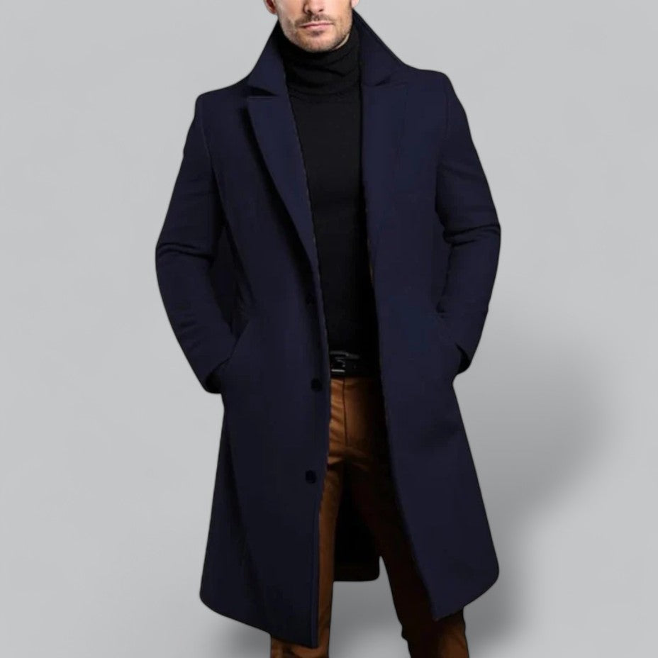 Men's Winter Coat Wool Blend
