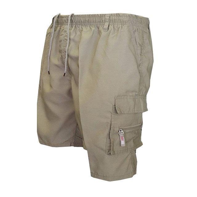 Men's Cargo Shorts with Zipper Pockets