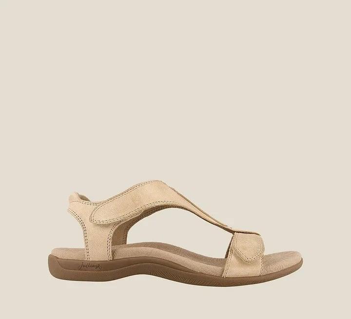Women's Adjustable Leather Orthopedic Sandals with Arch Support