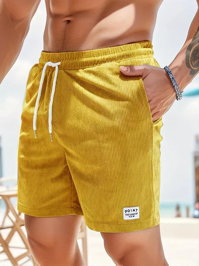 Men's Casual Shorts Elastic Waist Drawstring