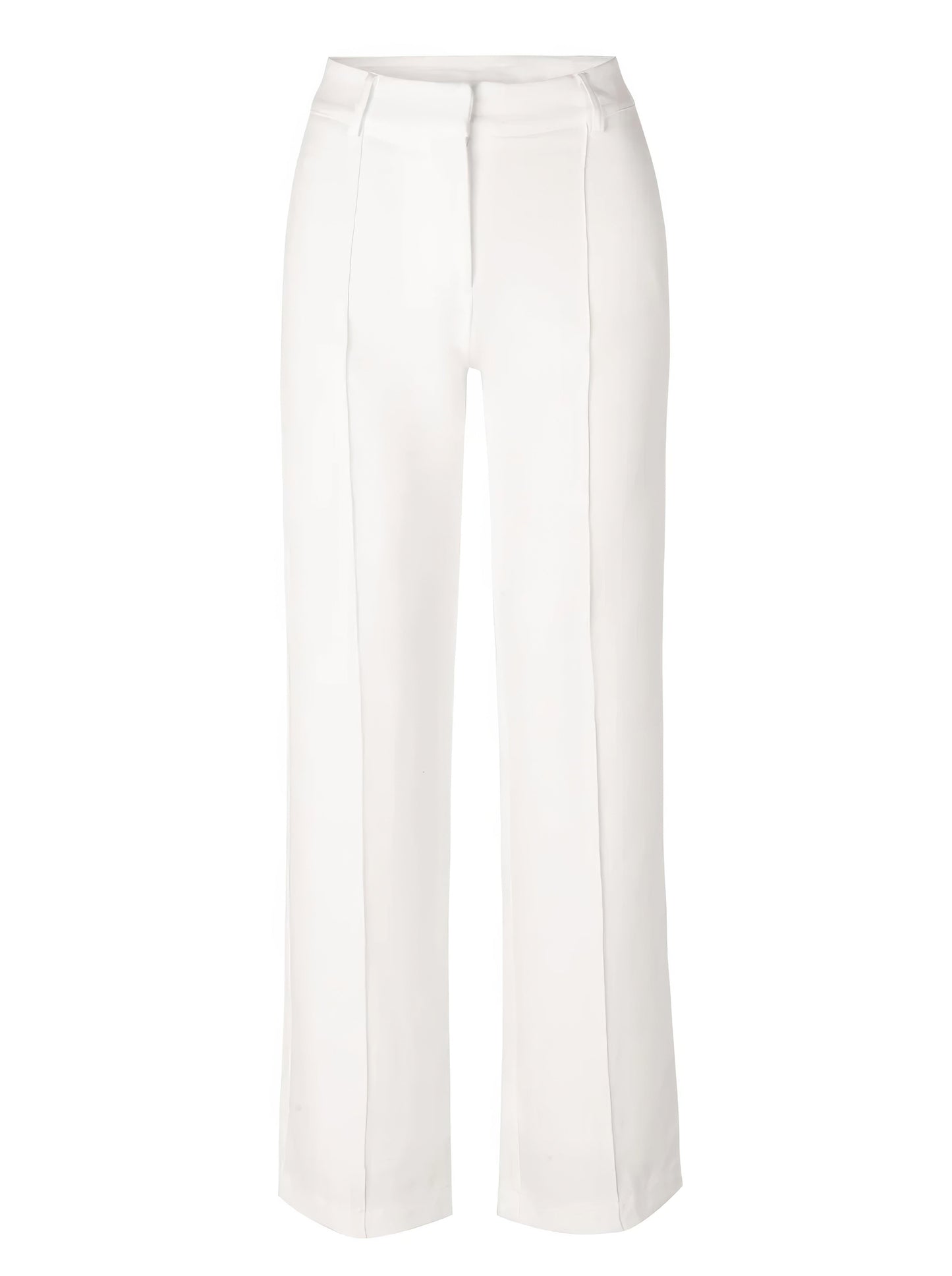 Women's Wide-Leg Trousers High-Waisted Tailored Fit Full Length