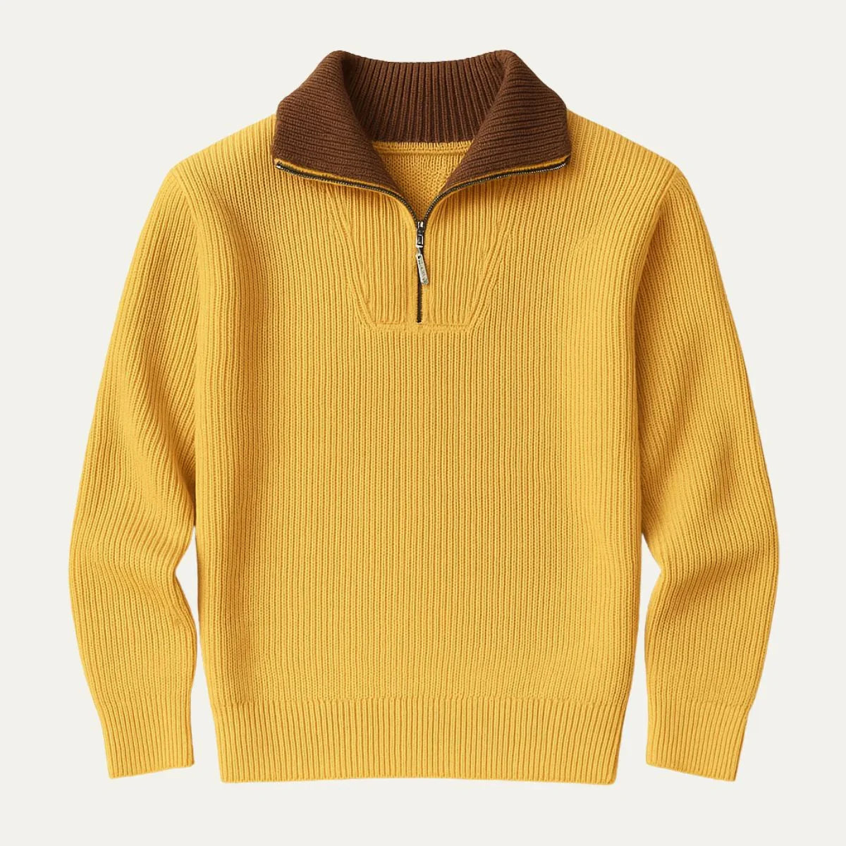 Men’s Quarter Zip Jumper Knit