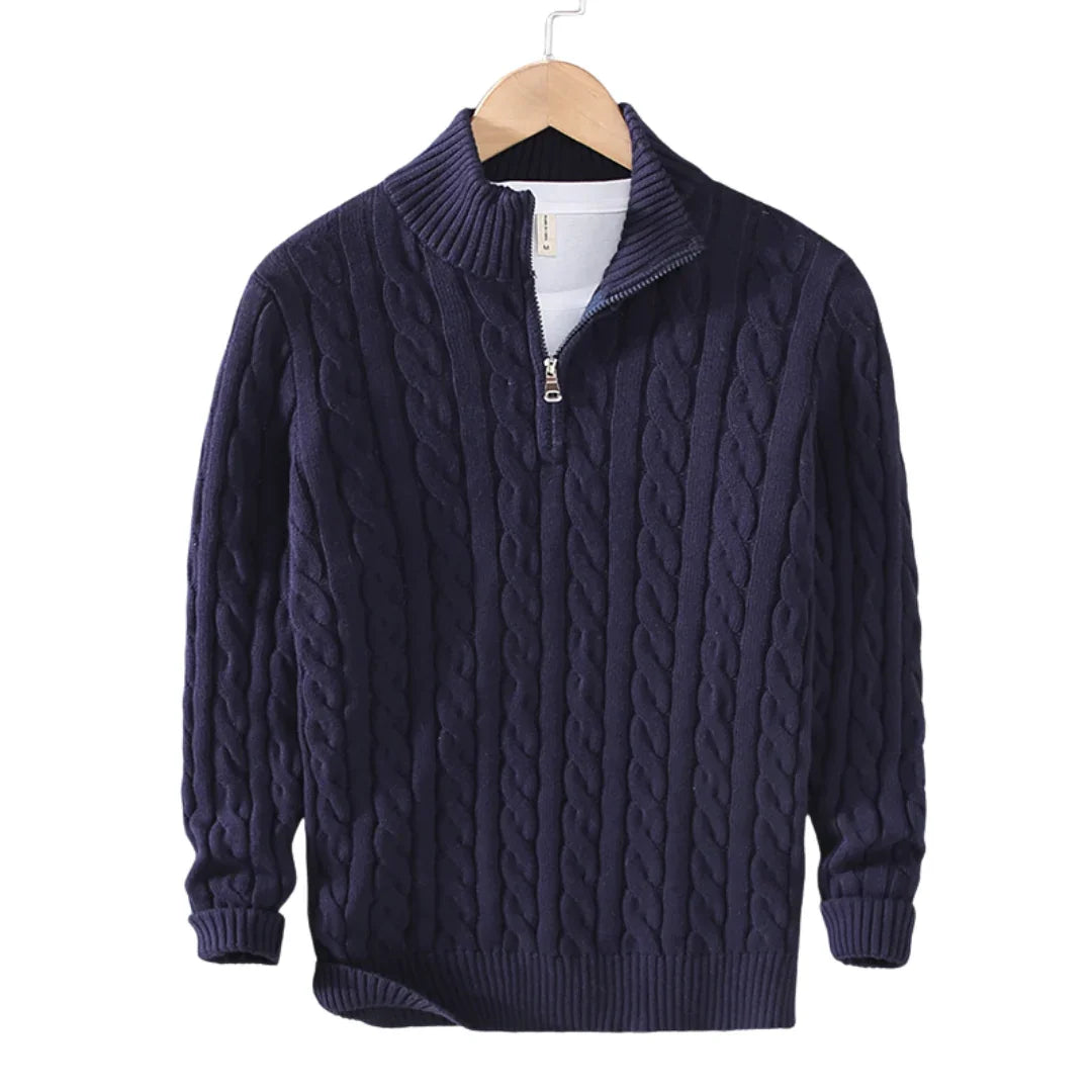 Men's Half-Zip Sweater Knit