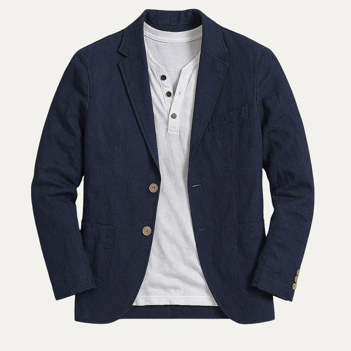 Men's Linen Blazer - Riviera Style for Summer Weddings and Formal Occasions