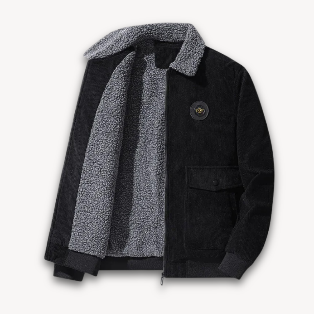 Men's Sherpa Lined Corduroy Jacket