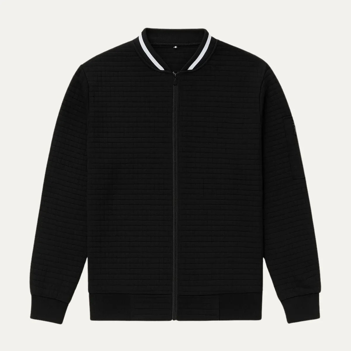 Men's Zip-Up Cotton Cardigan