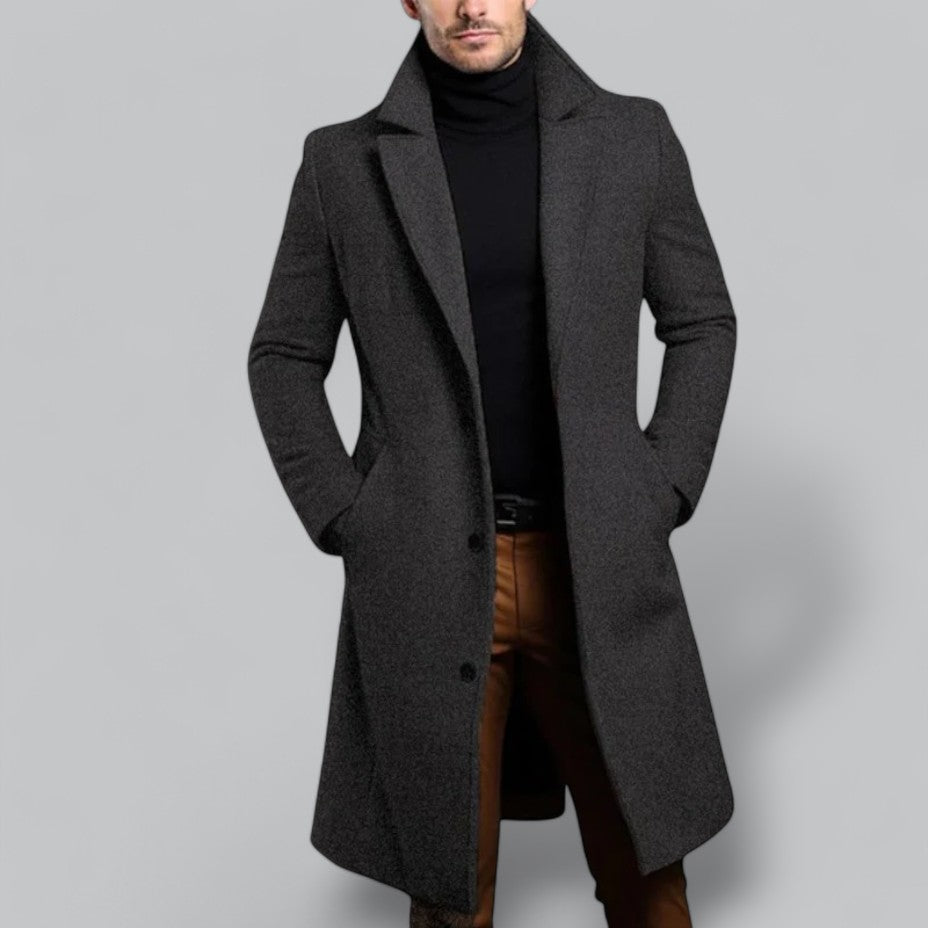 Men's Winter Coat Wool Blend