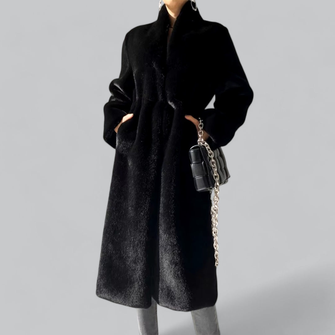 Women's Faux Fur Long Coat Luxury