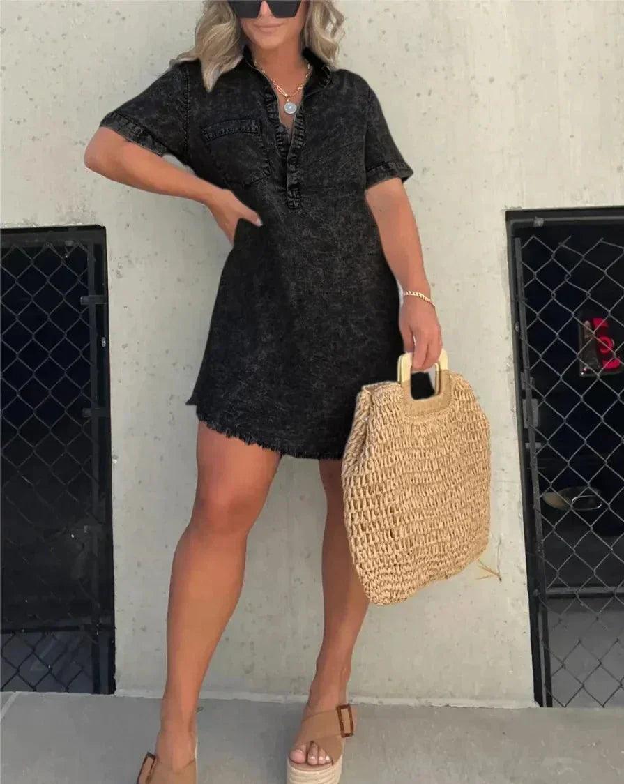 Women's Denim Shirt Dress