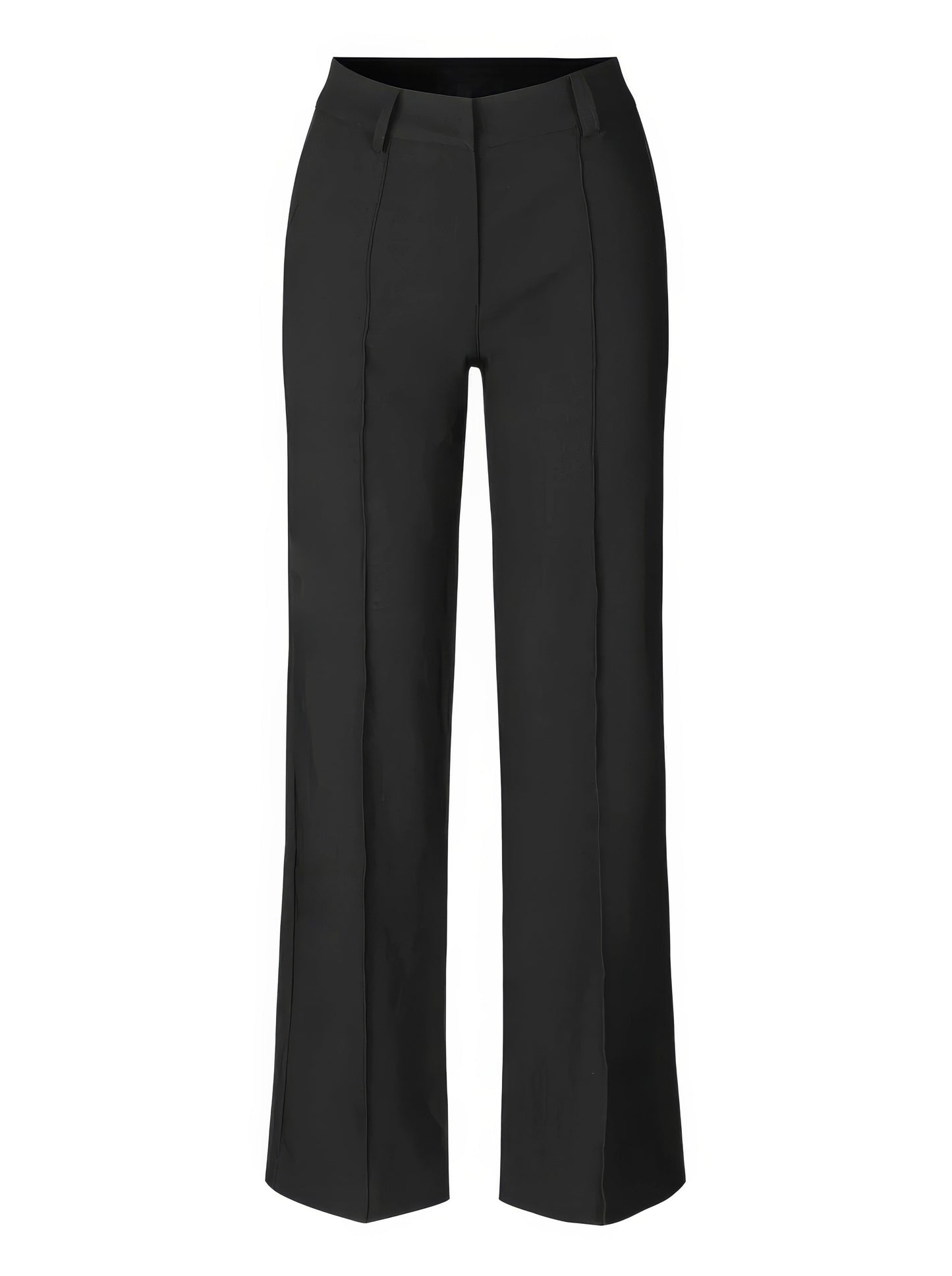 Women's Wide-Leg Trousers High-Waisted Tailored Fit Full Length