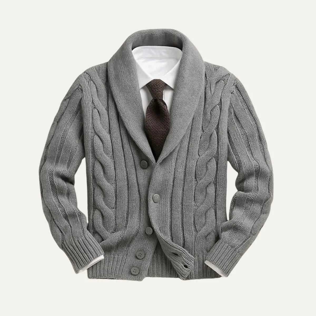 Men's Knitted Cardigan Sweater