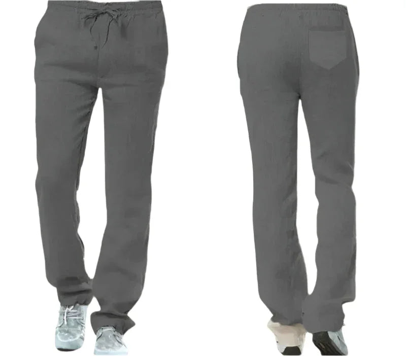 Men's Linen Pantalon Casual Style
